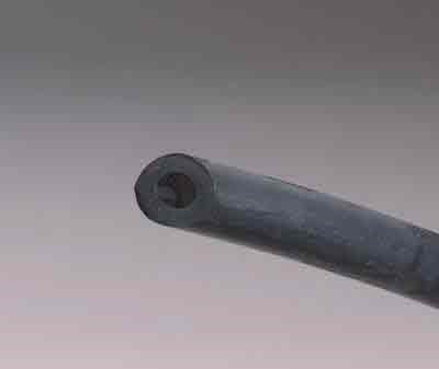 Cole-Parmer Black Rubber Vacuum Tubing (ID 9.50 X OD 22.40 X W 6.40)
